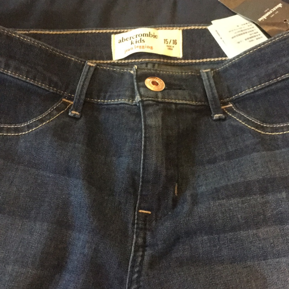 Abercrombie kids jean legging with tags